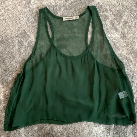 Sam & Lavi green tank top - Picture 2 of 6